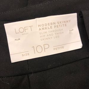 NWT Loft Outlet Modern Skinny Ankle Dress Pants